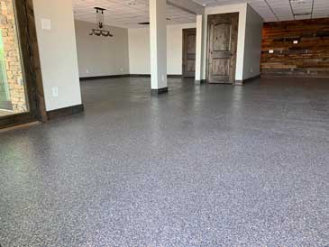 metallic epoxy garage floor
