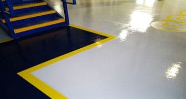 Epoxy flooring) Los Angeles