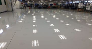 Metallic epoxy floors
