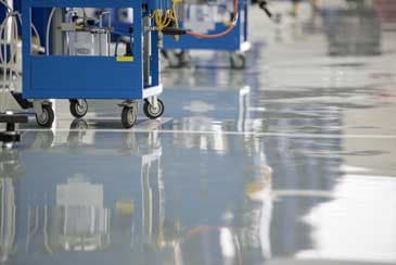 metallic epoxy floor system
