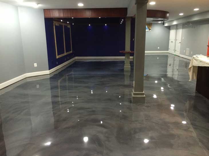 metallic epoxy Los Angeles