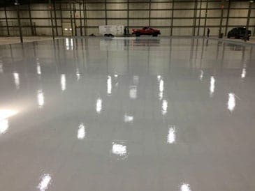 metallic epoxy garage floor