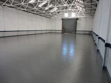 pure metallic epoxy floor