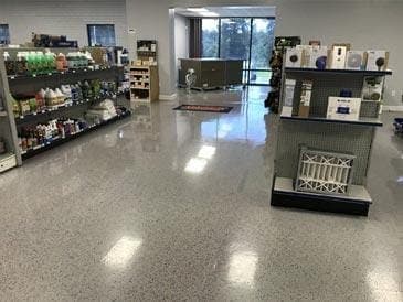 metallic epoxy floor system
