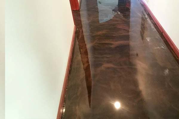 metallic epoxy floor system