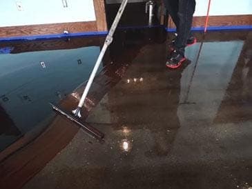 Metallic epoxy floors