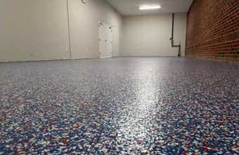 Decorative epoxy floor