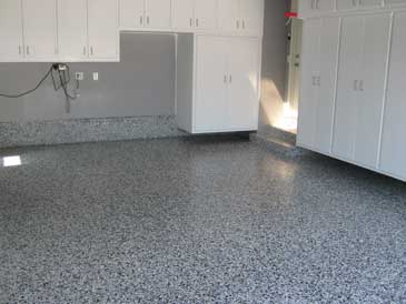 Metallic epoxy floors