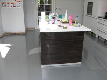 metallic epoxy floor system