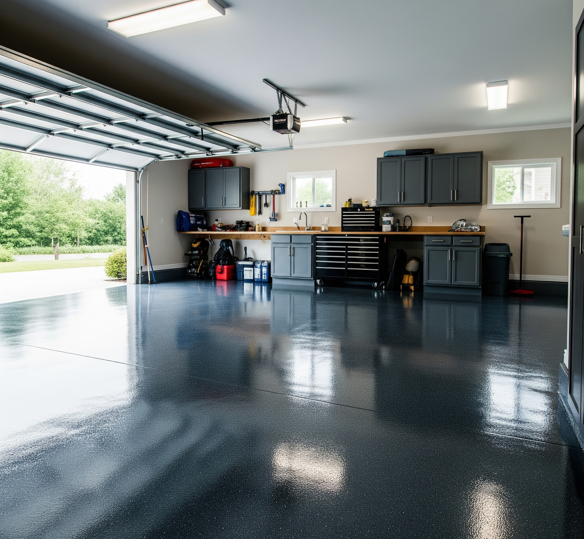 Flooring & Installation Services: Transforming Garage Spaces with Epoxy